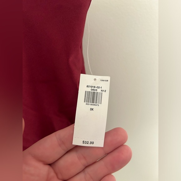 Old Navy one shoulder athletic top, NWT 3X - Picture 2 of 6